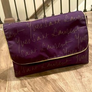 YVES SAINT LAURENT YSL MAKE UP BAG CLUTCH